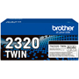 BROTHER TONER TN2320 TWIN NEGRO 2-PACK